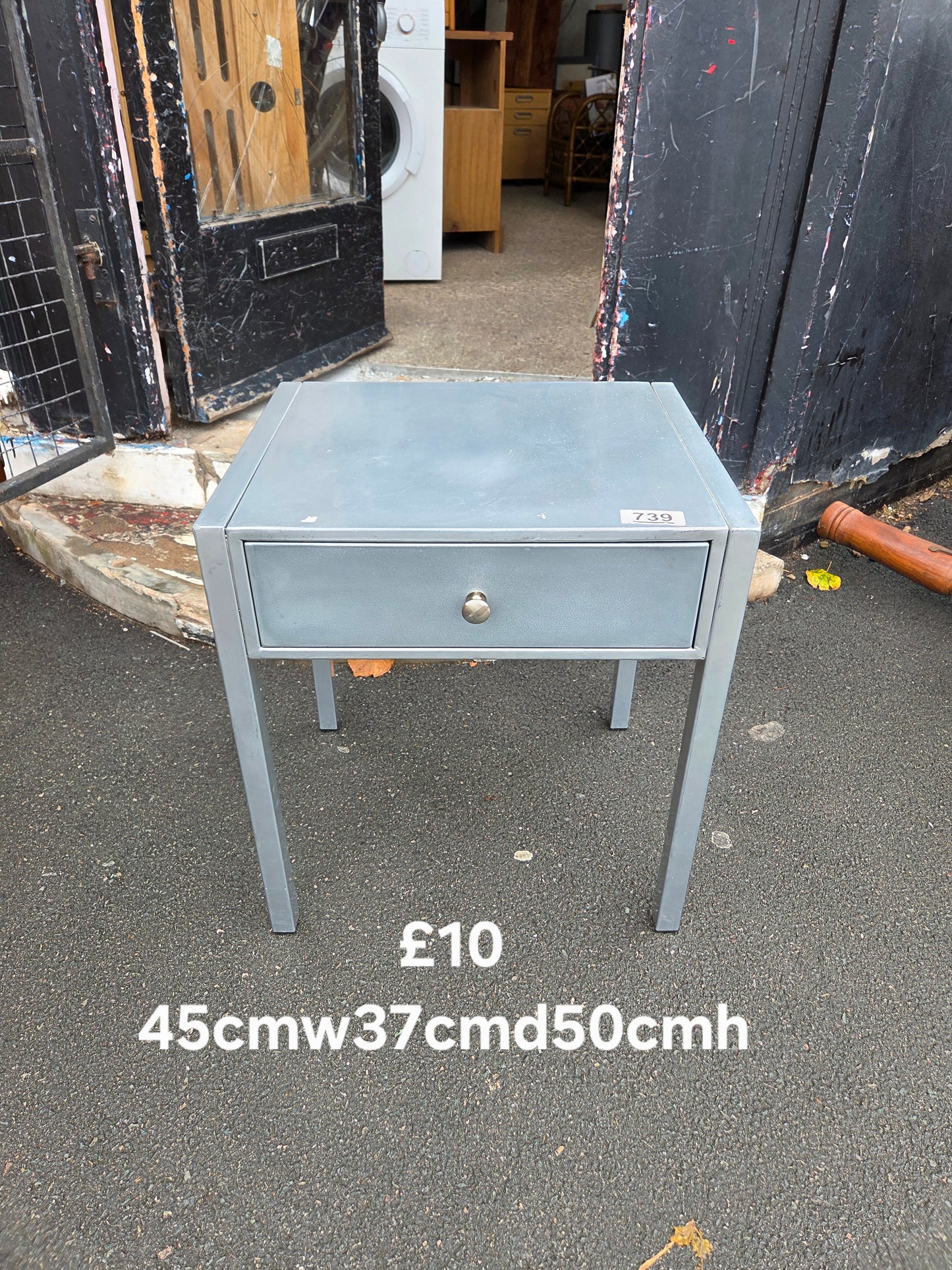 Metal side table π Free delivery in Leicester π