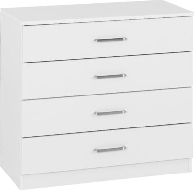 Dakota 4 Drawer Chest
White
