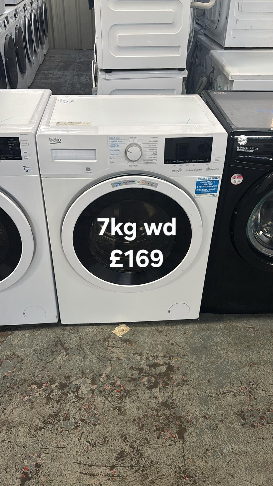 Beko 7kg washer dryer π Free Delivery π 120 Days Warranty π