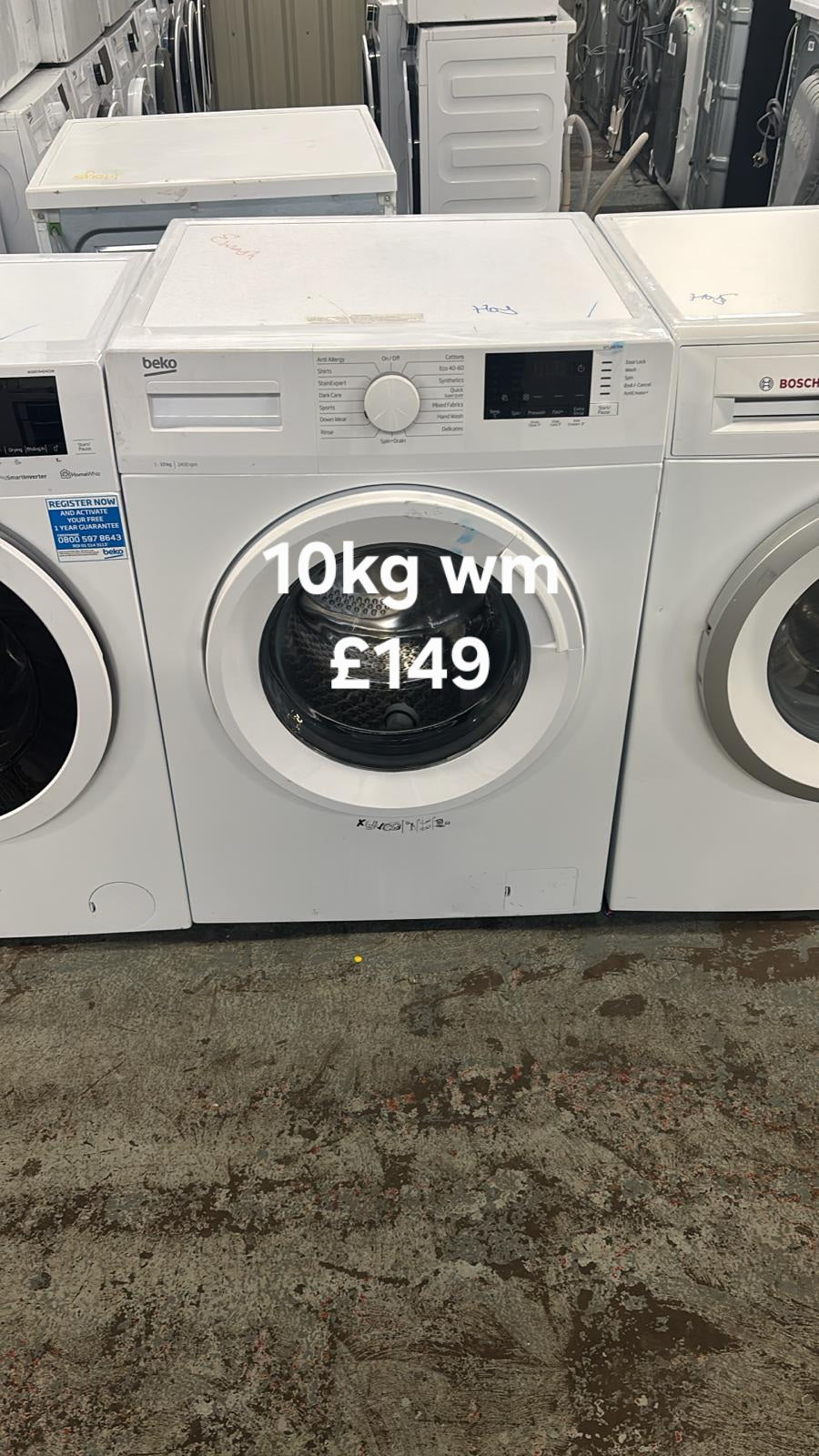 Beko 10kg washing machine π Free Delivery π 120 Days Warranty π