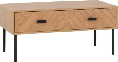 Leon 2 Drawer Coffee Table
Medium Oak Effect