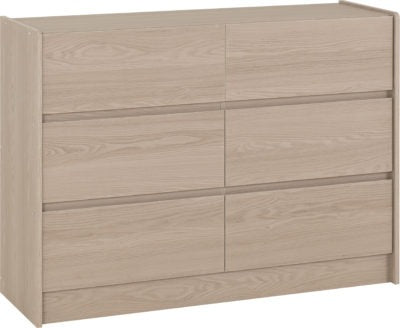 Paris 6 Drawer Chest
Smoked Ash Effect