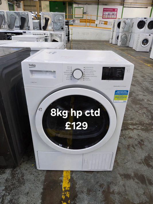 Beko 8kg heat pump dryer 🌟 Free Delivery 🌟 120 Days Warranty 🌟