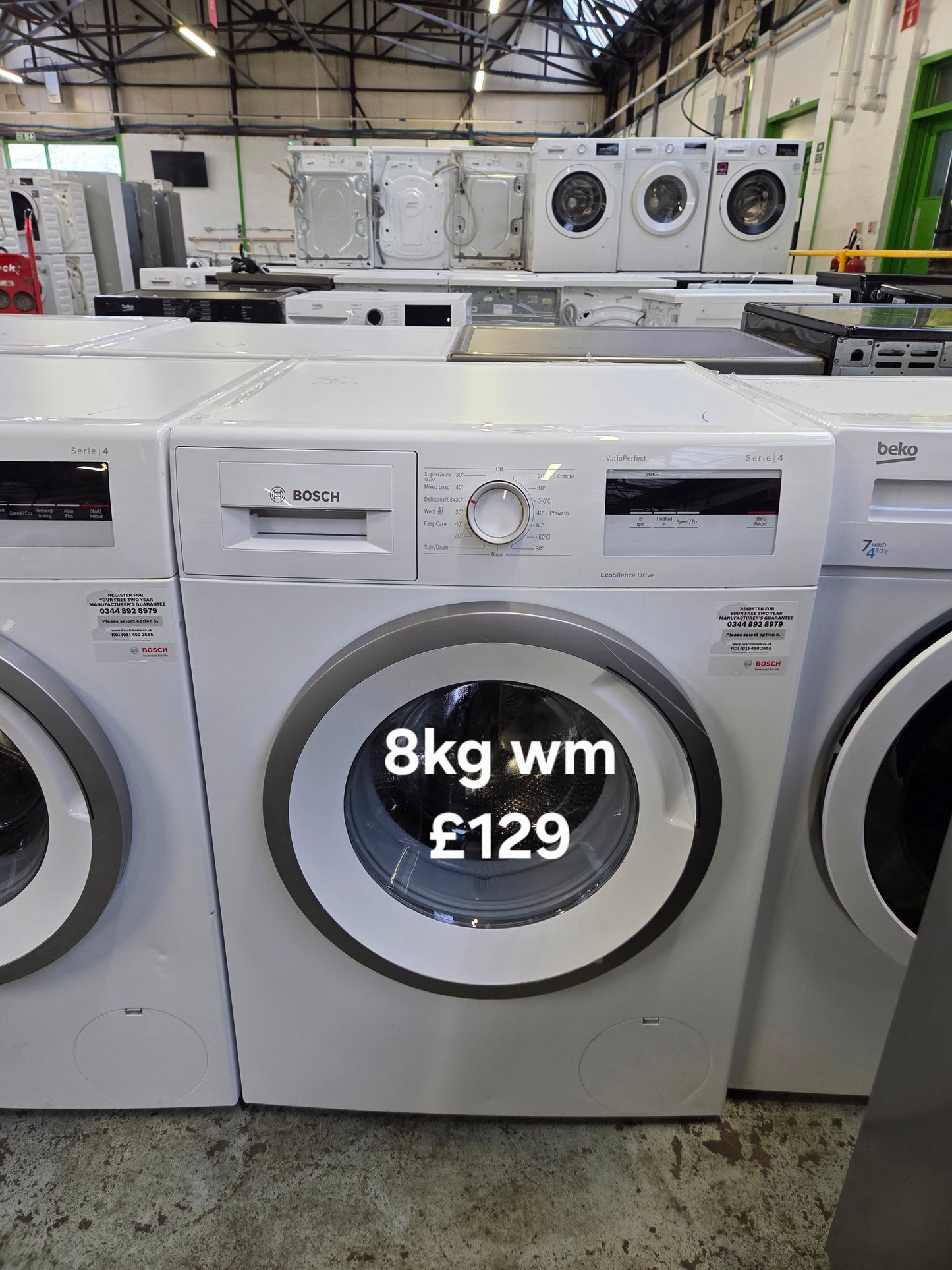 Bosch 8kg washing machine 🌟 Free Delivery 🌟 120 Days Warranty 🌟