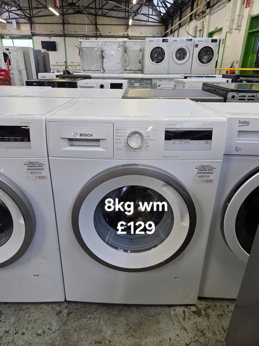 Bosch 8kg washing machine 🌟 Free Delivery 🌟 120 Days Warranty 🌟