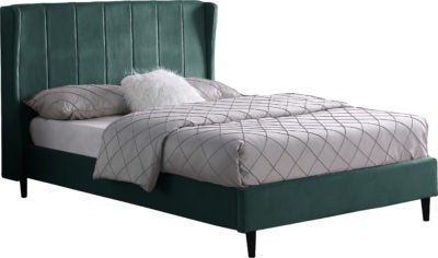 Amelia 4'6" Bed
Green Velvet Fabric