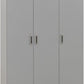 Dakota 3 Door Wardrobe
Light Grey