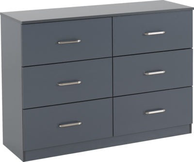 Dakota 6 Drawer Chest
Dark Grey