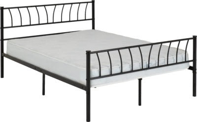 Harlow 4'6" Bed
Black