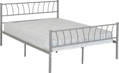 Harlow 4'6" Bed
Silver
