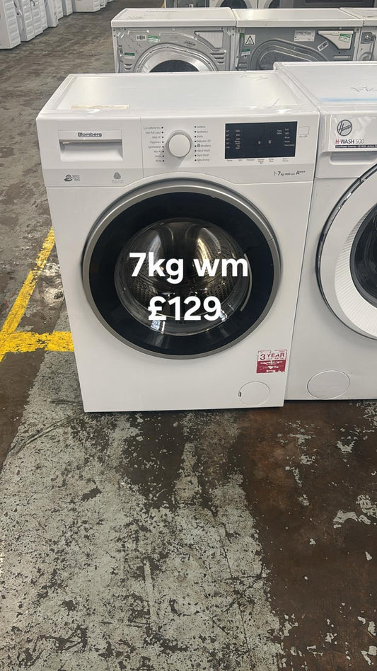 Blomberg 7kg washing machine 🌟 Free Delivery 🌟 120 Days Warranty 🌟
