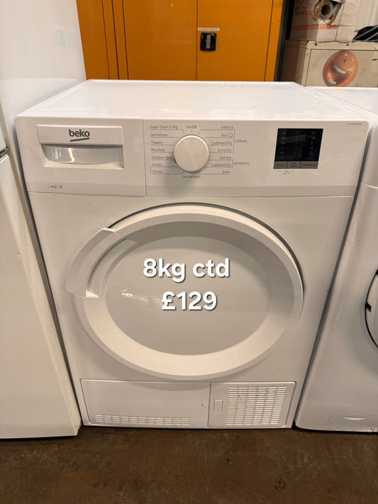 Beko 8kg condenser tumble dryer 🌟 Free Delivery 🌟 120 Days Warranty 🌟