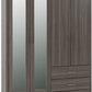 Lisbon 4 Door Wardrobe
Black Wood Grain