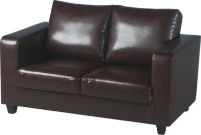 Tempo Two Seater Sofa-in-a-Box
Brown Faux Leather