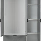 Madrid 3 Door 2 Drawer Mirrored Wardrobe
Grey/White Gloss