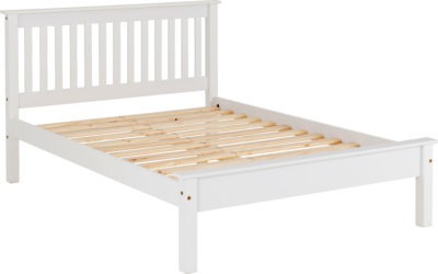 Monaco 4' Bed Low Foot End
White