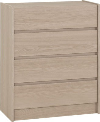 Paris 4 Drawer Chest
Smoked Ash Effect