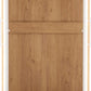 Seville 2 Door 1 Drawer Wardrobe
White High Gloss/Light Oak Effect Veneer