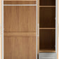 Seville 3 Door 2 Drawer Wardrobe
Grey High Gloss/Light Oak Effect Veneer