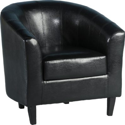 Tempo Tub Chair
Black Faux Leather