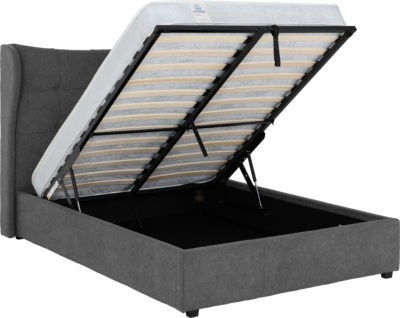 Verona Ottoman 4'6" Bed
Grey Fabric