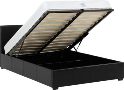 Waverley 5' Storage Bed
Black Faux Leather